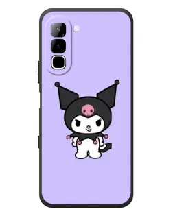 Чехол для Infinix Hot 70 с картинкой «Kuromi — нежный фиолетовый» Чехол для Infinix Hot 70 с картинкой «Kuromi — нежный фиолетовый»