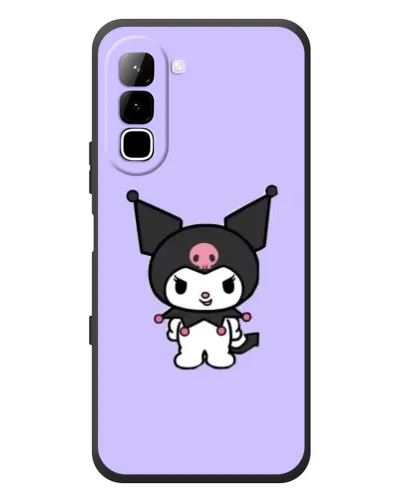 Чехол для Infinix Hot 70 с картинкой «Kuromi — нежный фиолетовый»