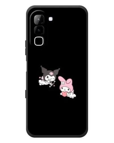 Чехол для Infinix Hot 70 с картинкой «My Melody и Kuromi»