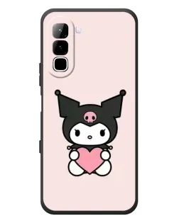 Чехол для Infinix Hot 70 с картинкой «Kuromi и сердце» Чехол для Infinix Hot 70 с картинкой «Kuromi и сердце»