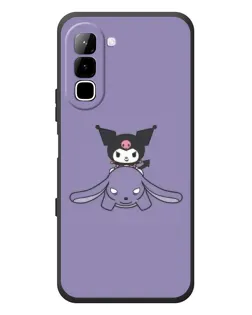 Чехол для Infinix Hot 70 с картинкой «Kuromi на лиловом фоне» Чехол для Infinix Hot 70 с картинкой «Kuromi на лиловом фоне»