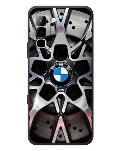Чехол для Infinix Hot 70 с картинкой «BMW — деталь диска»