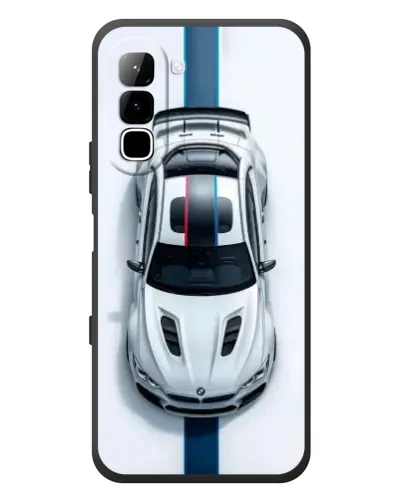 Чехол для Infinix Hot 70 с картинкой «Вид сверху — BMW M»
