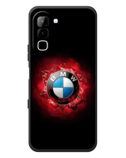 Чехол для Infinix Hot 70 с картинкой «Логотип BMW — вспышка»
