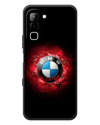 Чехол для Infinix Hot 70 с картинкой «Логотип BMW — вспышка»