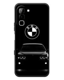 Чехол для Infinix Hot 70 с картинкой «BMW — взгляд из темноты»