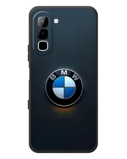 Чехол для Infinix Hot 70 с картинкой «Логотип BMW — минимализм»