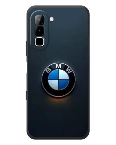 Чехол для Infinix Hot 70 с картинкой «Логотип BMW — минимализм»