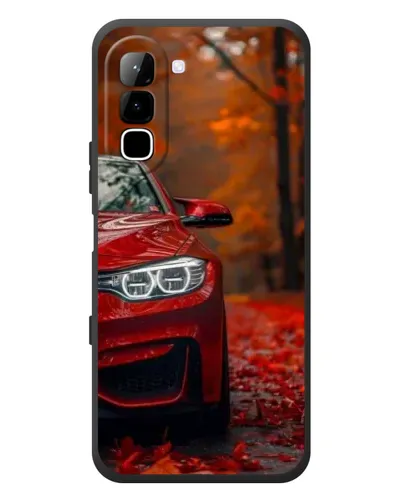 Чехол для Infinix Hot 70 с картинкой «Осенняя BMW M4»