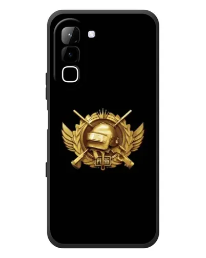 Чехол для Infinix Hot 70 с картинкой «PUBG — оранжевый градиент»