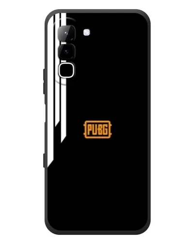 Чехол для Infinix Hot 70 с картинкой «PUBG — вертикальные линии»