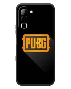 Чехол для Infinix Hot 70 с картинкой «PUBG — рамка лого»