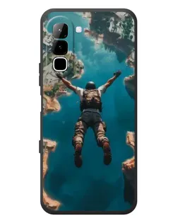 Чехол для Infinix Hot 70 с картинкой «PUBG — свободное падение»