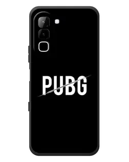 Чехол для Infinix Hot 70 с картинкой «PUBG — белый логотип»