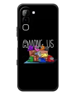 Чехол для Infinix Hot 70 с картинкой «Логотип Among Us»