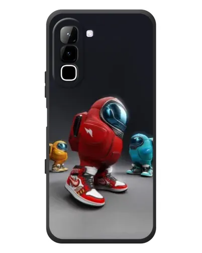 Чехол для Infinix Hot 70 с картинкой «Among Us — 3D стиль»
