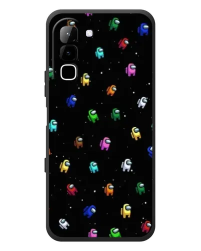 Чехол для Infinix Hot 70 с картинкой «Экипаж Among Us»