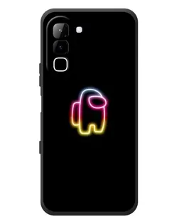 Чехол для Infinix Hot 70 с картинкой «Among Us градиент»