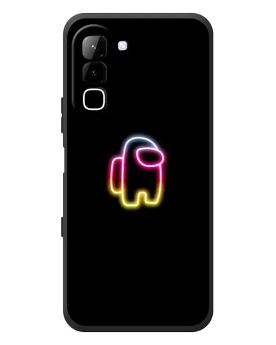 Чехол для Infinix Hot 70 с картинкой «Among Us градиент»