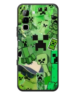 Чохол для Infinix Hot 70 з картинкою «Кріпери Minecraft» Чохол для Infinix Hot 70 з картинкою «Кріпери Minecraft»