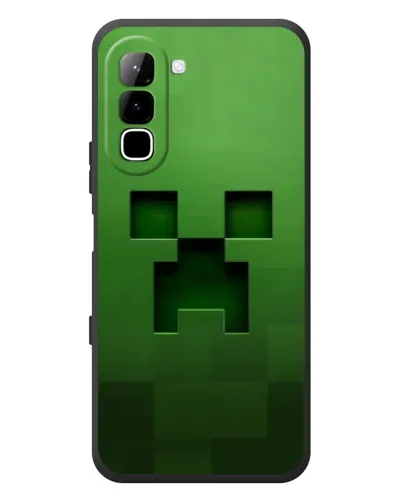 Чехол для Infinix Hot 70 с картинкой «Крипер микро-дизайн» Чехол для Infinix Hot 70 с картинкой «Крипер микро-дизайн»