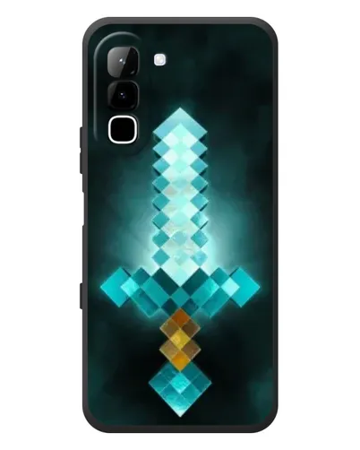 Чехол для Infinix Hot 70 с картинкой «Алмазный меч неон» Чехол для Infinix Hot 70 с картинкой «Алмазный меч неон»