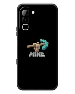 Чехол для Infinix Hot 70 с картинкой «Алмазная кирка»
