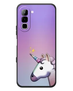 Чехол для Infinix Hot 70 с картинкой «Единорог градиент»