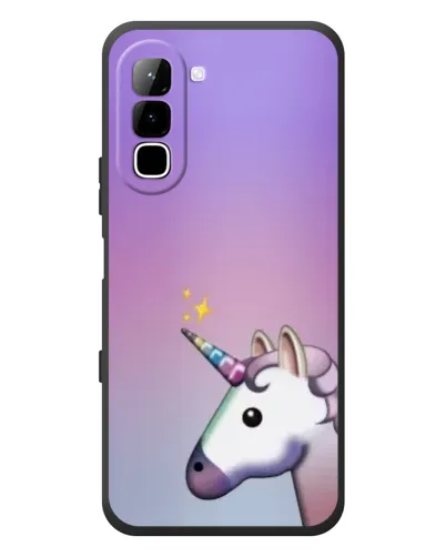 Чехол для Infinix Hot 70 с картинкой «Единорог градиент»