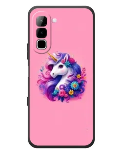 Чехол для Infinix Hot 70 с картинкой «Сказочный единорог»