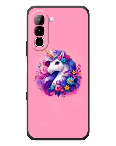 Чехол для Infinix Hot 70 с картинкой «Сказочный единорог»