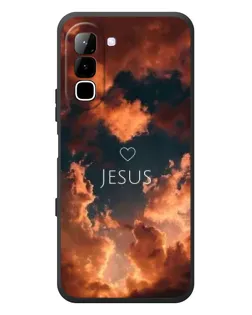 Чехол для Infinix Hot 70 с картинкой «Сияние Имени Jesus»