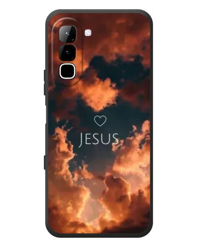 Чехол для Infinix Hot 70 с картинкой «Сияние Имени Jesus»