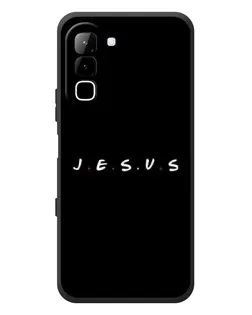 Чехол для Infinix Hot 70 с картинкой «Точки веры J.E.S.U.S.»