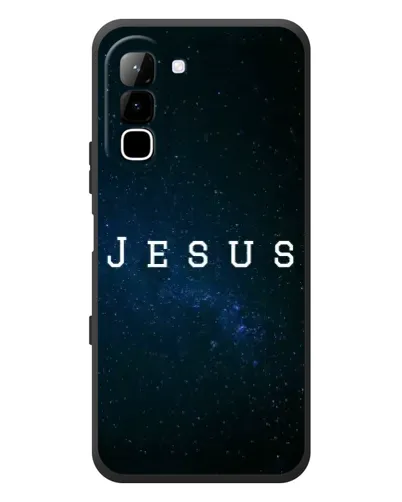 Чехол для Infinix Hot 70 с картинкой «Звездное небо Jesus»