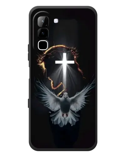 Чехол для Infinix Hot 70 с картинкой «Голубь и Свет»
