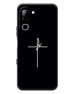 Чехол для Infinix Hot 70 с картинкой «Тонкий крест» Чехол для Infinix Hot 70 с картинкой «Тонкий крест»