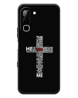 Чехол для Infinix Hot 70 с картинкой «Текстовый крест» Чехол для Infinix Hot 70 с картинкой «Текстовый крест»