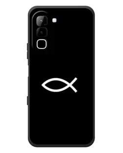 Чехол для Infinix Hot 70 с картинкой «Символ рыбы Jesus» Чехол для Infinix Hot 70 с картинкой «Символ рыбы Jesus»