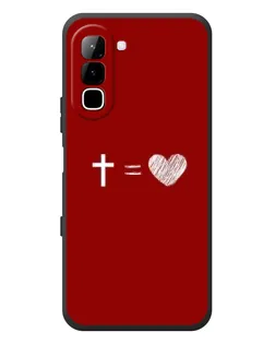 Чехол для Infinix Hot 70 с картинкой «Уравнение любви» Чехол для Infinix Hot 70 с картинкой «Уравнение любви»