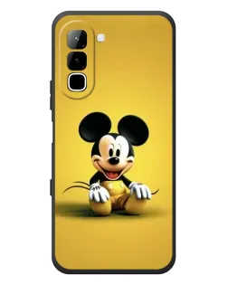 Чехол для Infinix Hot 70 с картинкой «Микки на желтом»