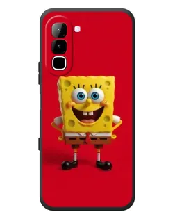 Чехол для Infinix Hot 70 с картинкой «Спанч Боб на красном» Чехол для Infinix Hot 70 с картинкой «Спанч Боб на красном»