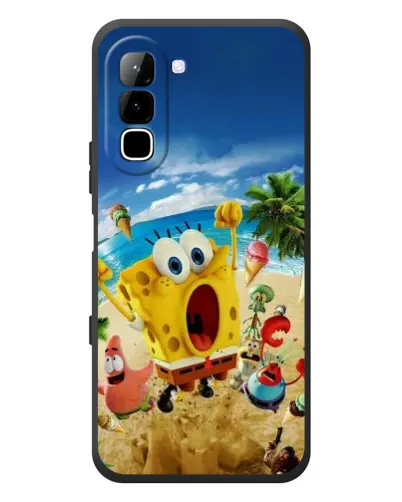 Чехол для Infinix Hot 70 с картинкой «Развлечения на пляже»