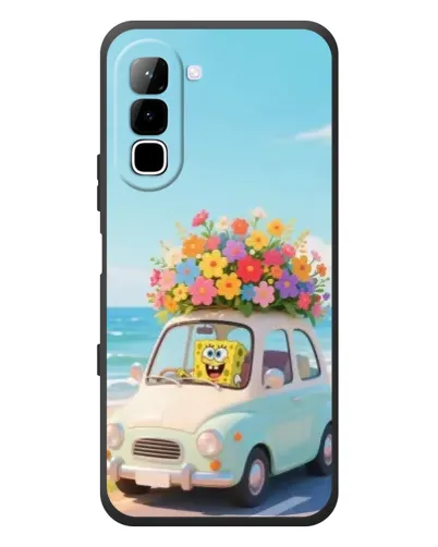 Чехол для Infinix Hot 70 с картинкой «Автомобильное путешествие»