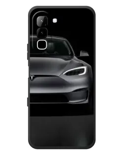 Чехол для Infinix Hot 70 с картинкой «Tesla Model S Look»