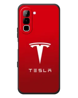 Чехол для Infinix Hot 70 с картинкой «Tesla Red Classic»