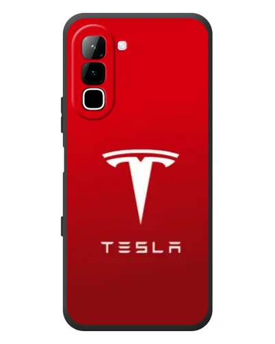 Чехол для Infinix Hot 70 с картинкой «Tesla Red Classic»