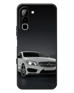 Чехол для Infinix Hot 70 с картинкой «Mercedes AMG GT Silver»