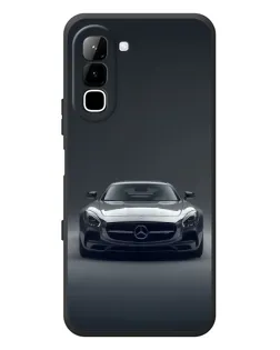 Чехол для Infinix Hot 70 с картинкой «Mercedes на черном»