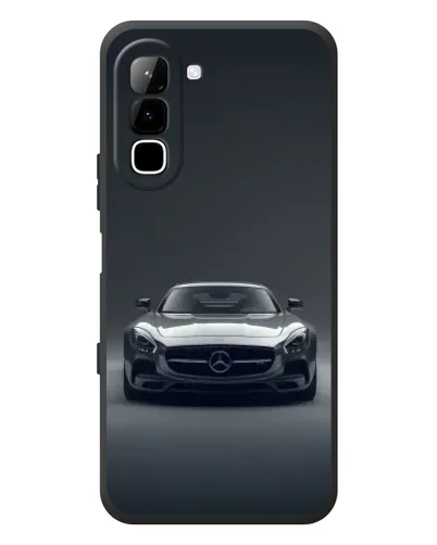 Чехол для Infinix Hot 70 с картинкой «Mercedes на черном» Чехол для Infinix Hot 70 с картинкой «Mercedes на черном»